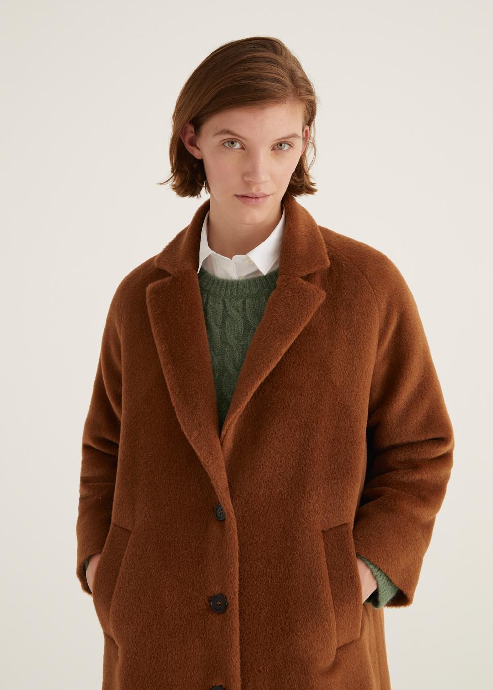 Rosso35 Cappotto lungo monopetto Acquista Ora