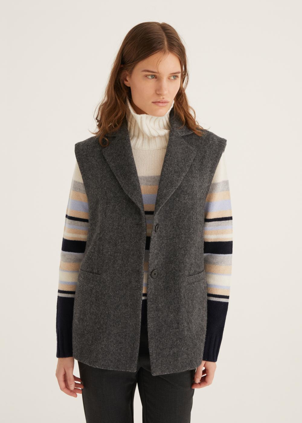 Rosso35 Gilet oversize Saldi Di Fabbrica