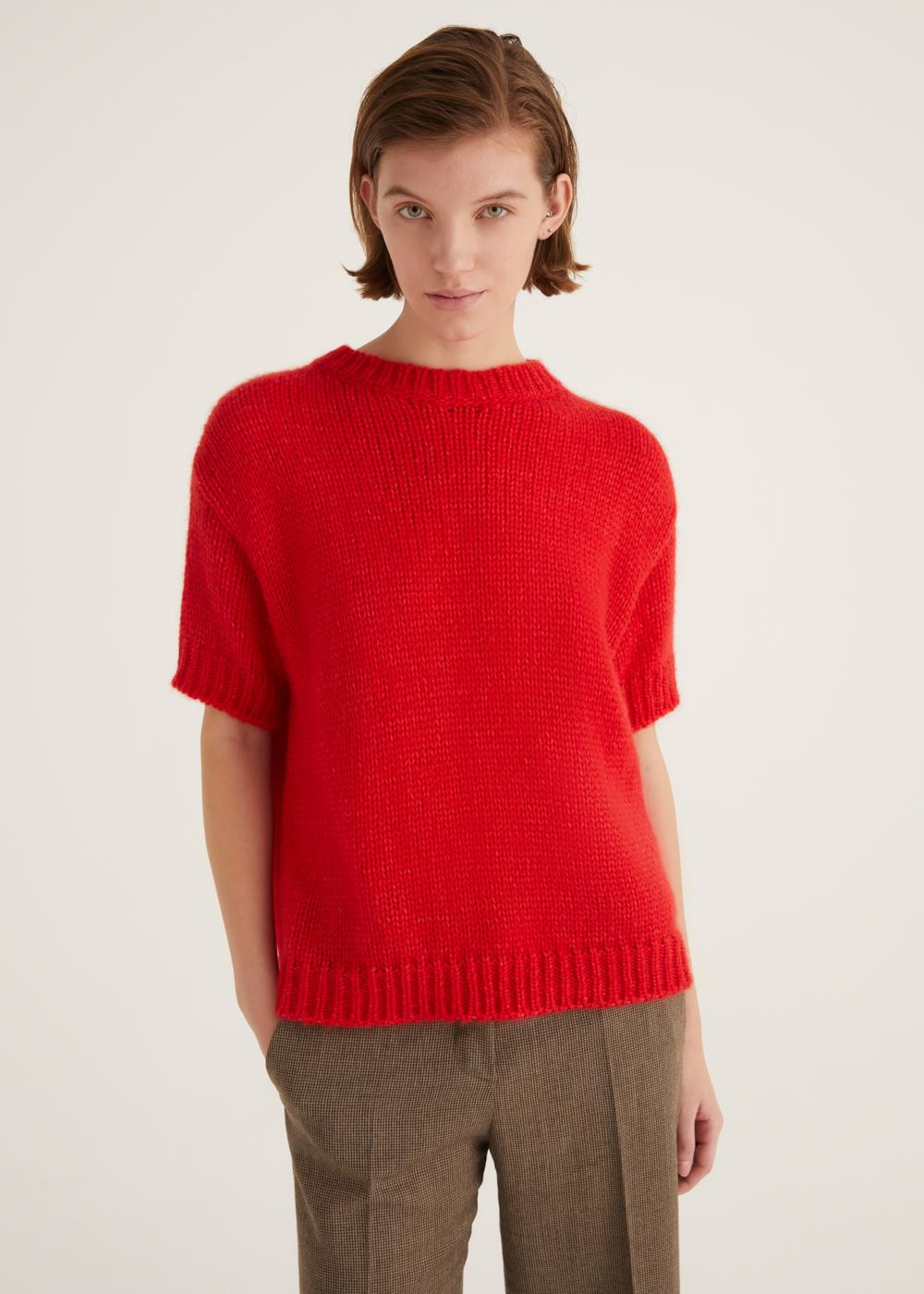 Rosso35 Maglia girocollo mezza manica Convenienza