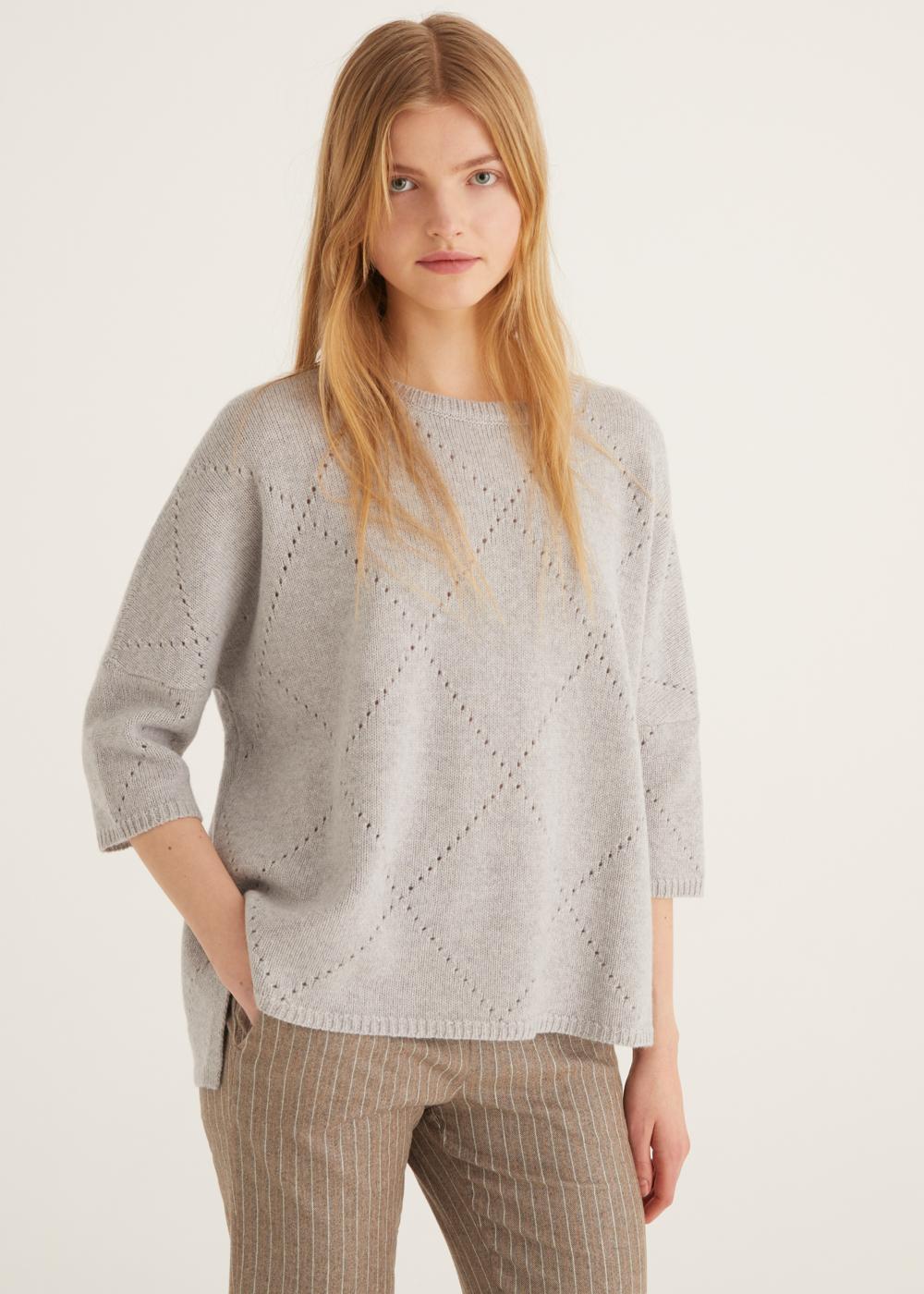 Rosso35 Maglia girocollo oversize Presa