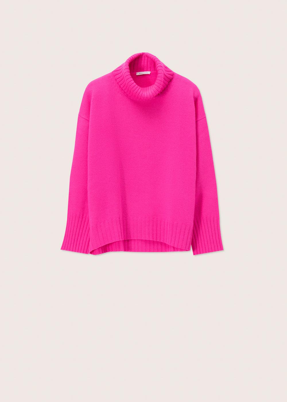 Rosso35 Maglia oversize collo alto Vendita Calda