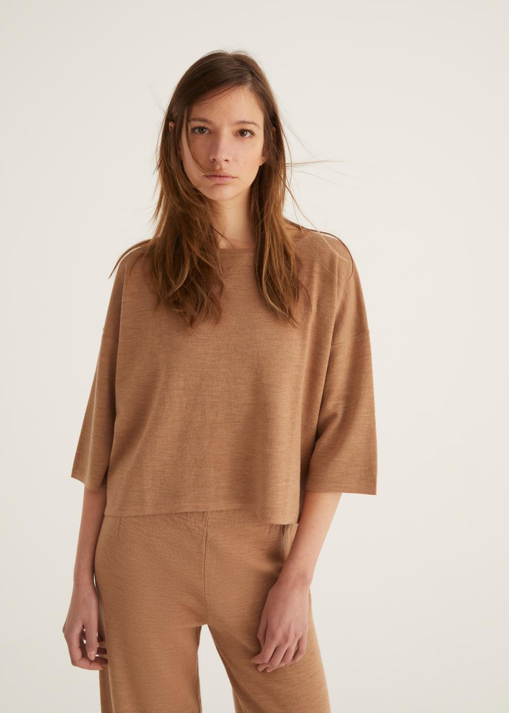 Rosso35 Maglia oversize in punto milano Vendita Economica