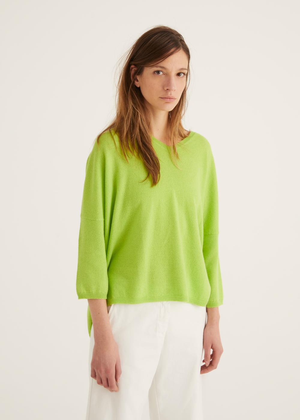 Rosso35 Maglia oversizescollo V Saldi Di Fabbrica