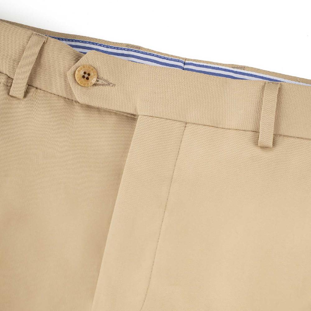 Rubinacci Vintage archive pantalone in cotone beige In Saldo