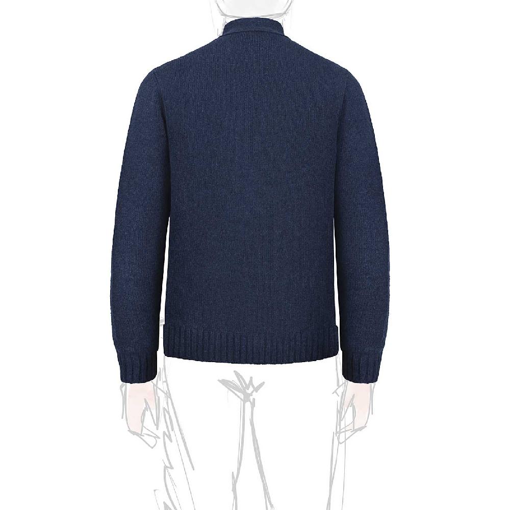 Rubinacci Vintage archive cardigan a rombi in lana blu Moda