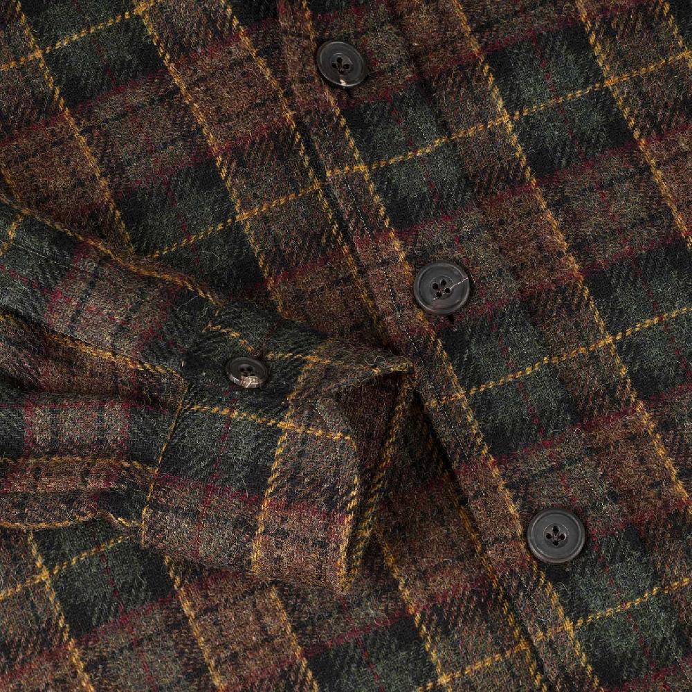 Rubinacci Vintage archive overshirt in lana tartan Italia