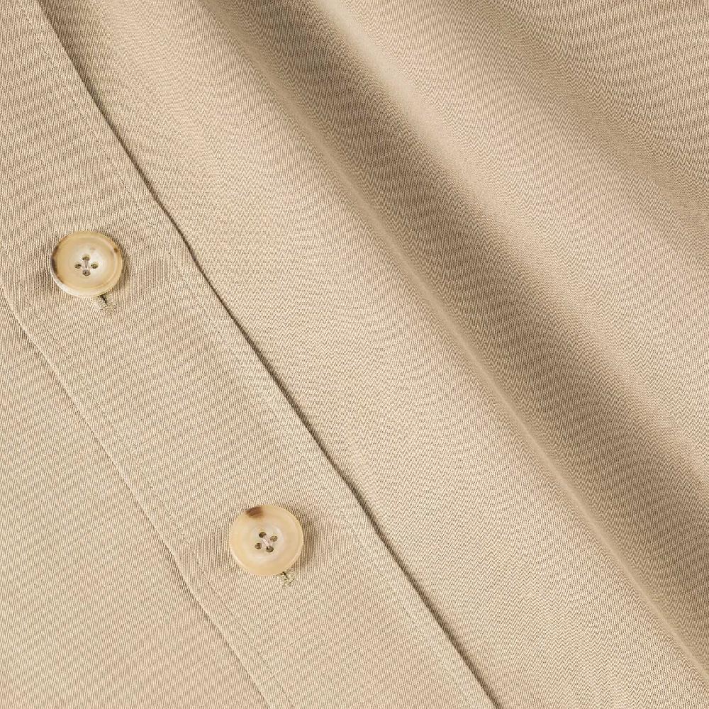 Rubinacci Serie Limitata overshirt in cotone e lino biscotto Nuovo