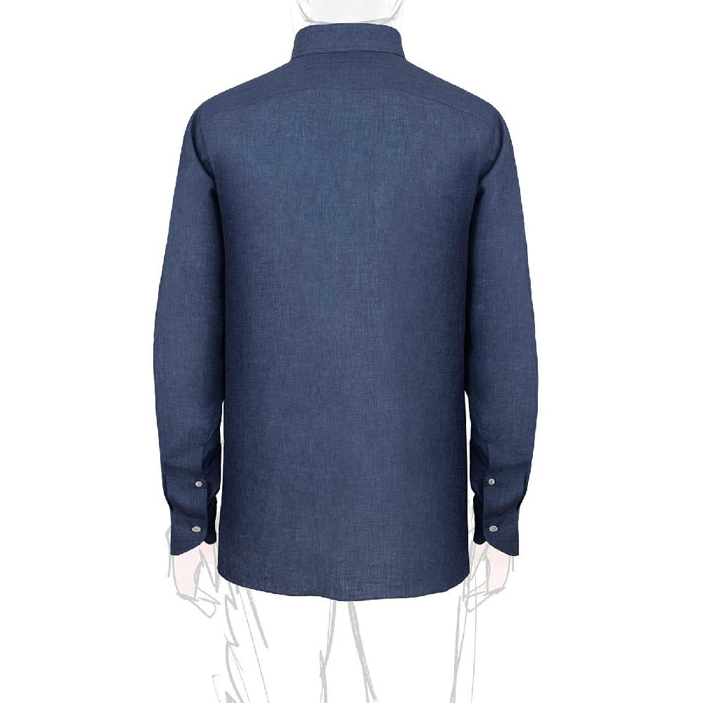 Rubinacci Vintage archive camicia in lino jeans Vendita