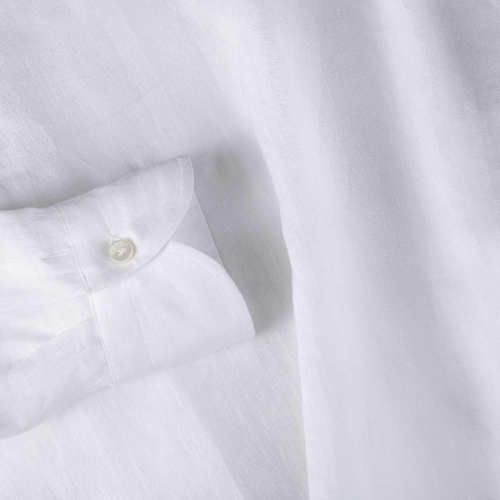 Rubinacci Vintage archive polo in lino bianca Pezzi Unici