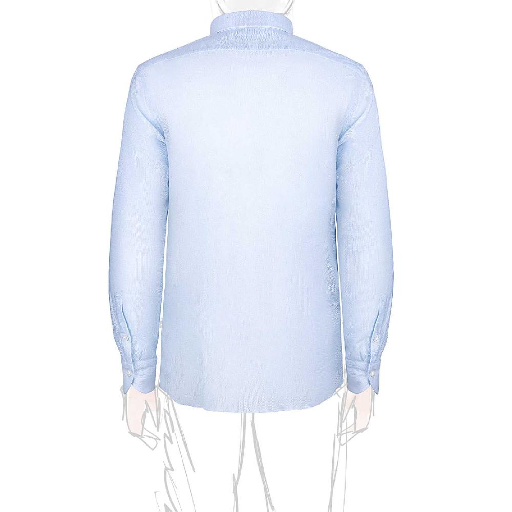 Rubinacci Vintage archive camicia in cellulare azzurro Qualità Garantita