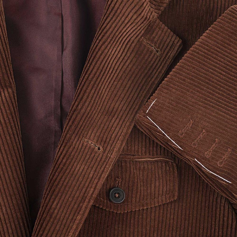 Rubinacci Vintage archive giacca Stefano in velluto a coste marrone Prezzo Ridotto