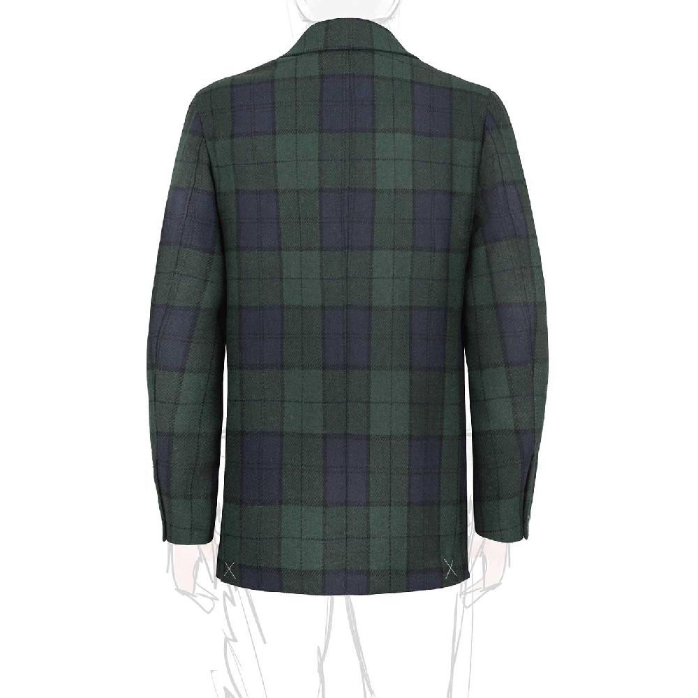 Rubinacci Vintage archive giacca tartan verde Outlet