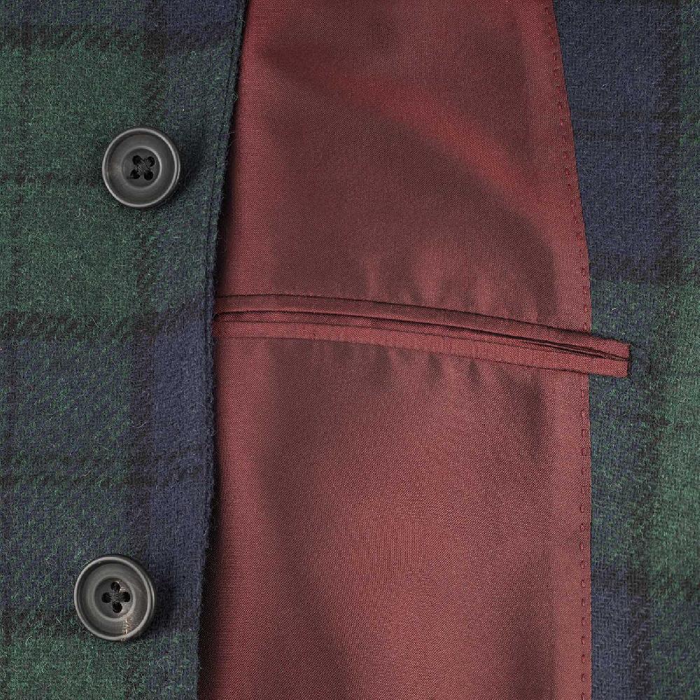Rubinacci Vintage archive giacca tartan verde Outlet