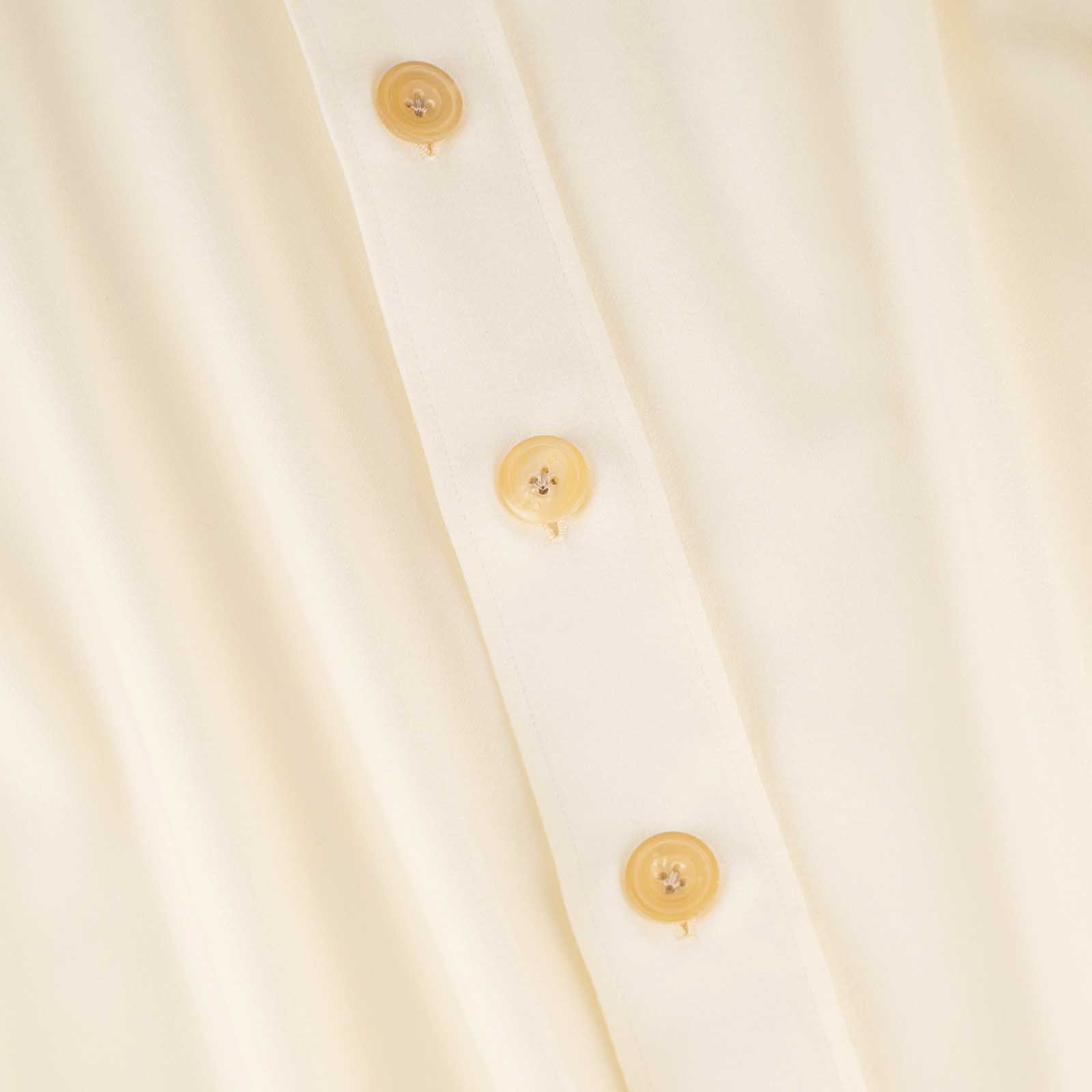 Rubinacci Overshirt in lana bianca Promozione