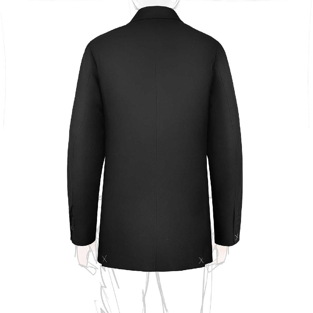 Rubinacci Giacca in lana nera Shopping Online