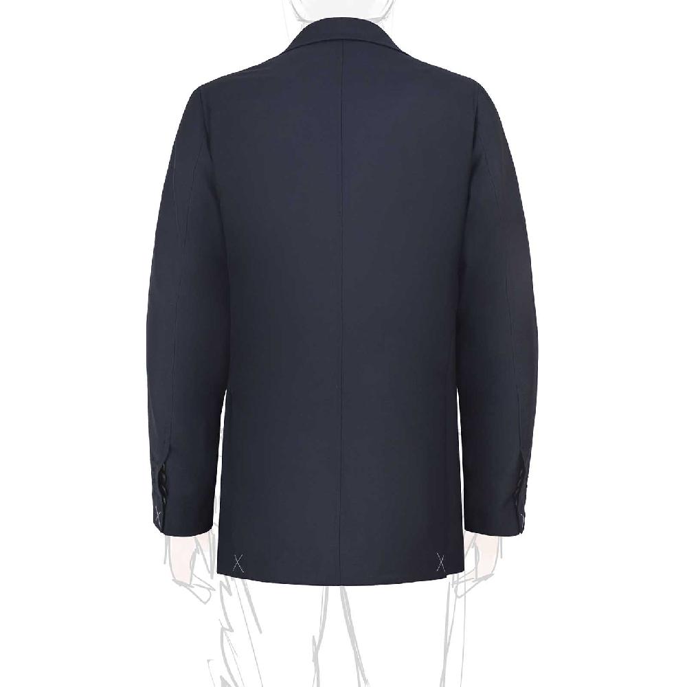 Rubinacci Giacca in Lana “Green Certified” blu Prezzo Ridotto