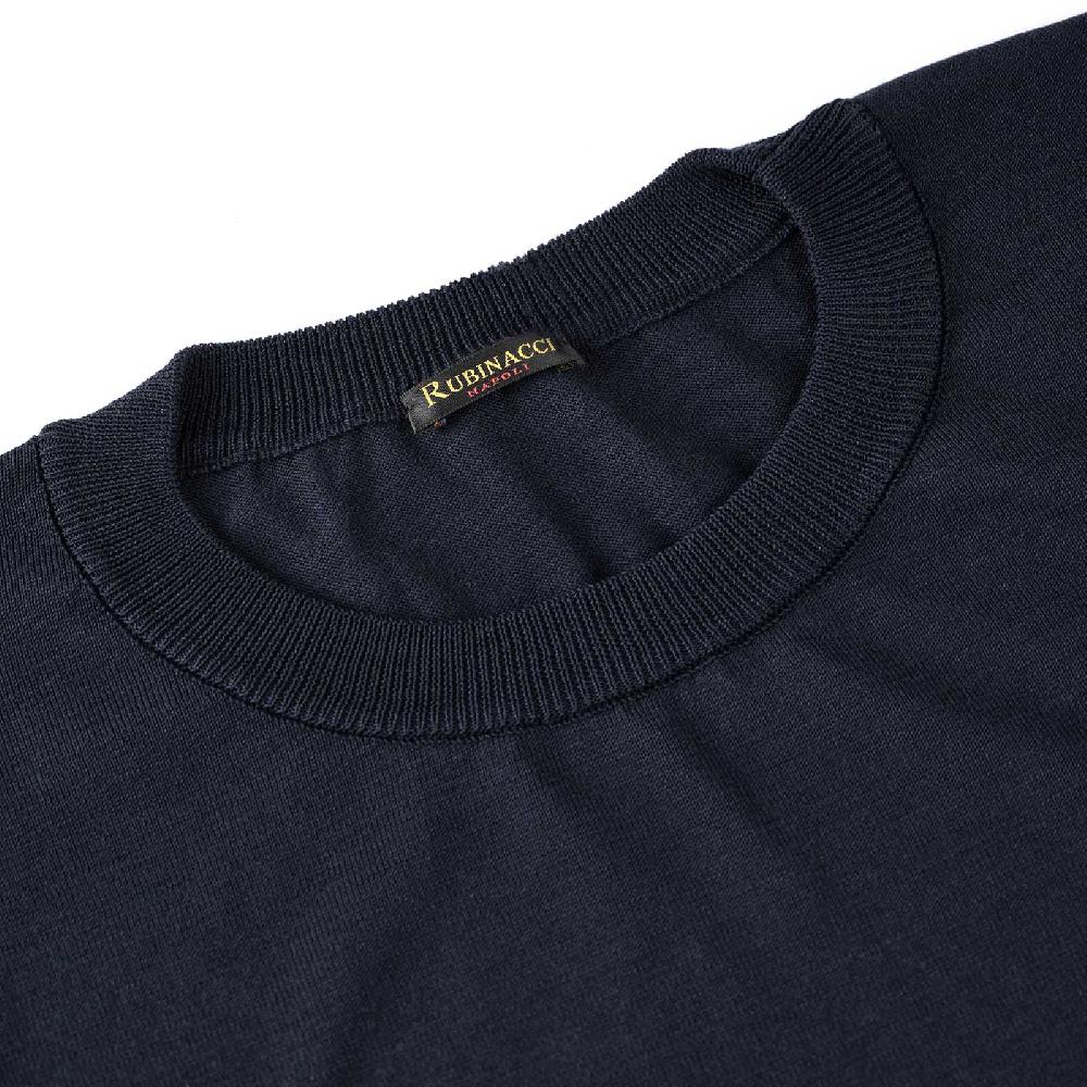 Rubinacci T-Shirt cotone blu Presa