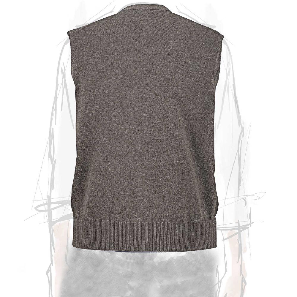 Rubinacci Gilet in cashmere fango Offerta