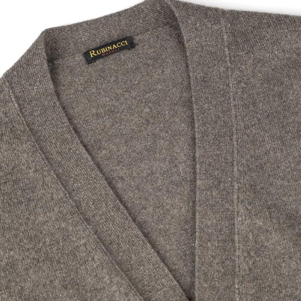 Rubinacci Gilet in cashmere fango Offerta