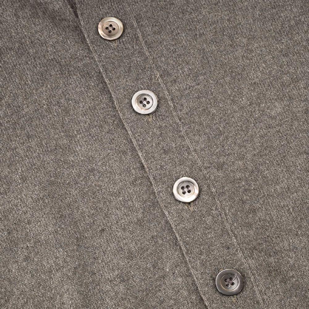 Rubinacci Gilet in cashmere fango Offerta