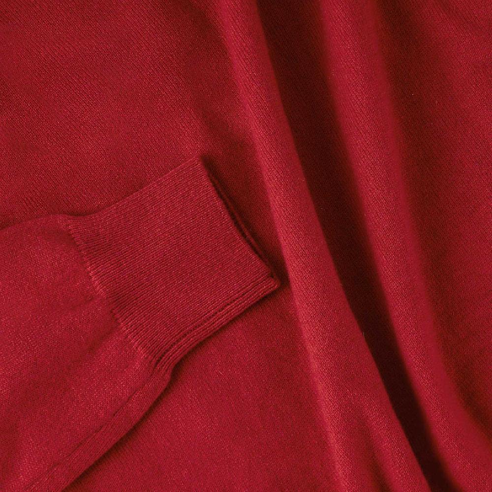 Rubinacci Girocollo in cashmere rosso Economico
