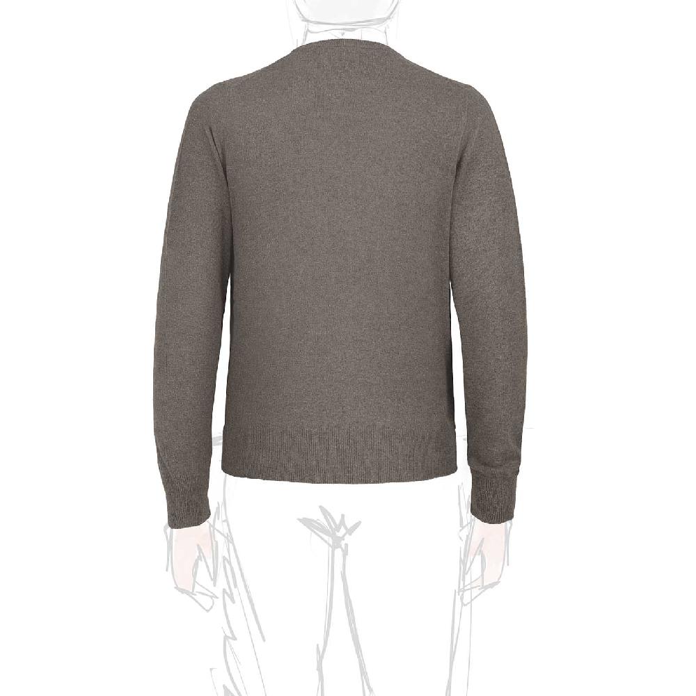 Rubinacci Girocollo in cashmere fango Online