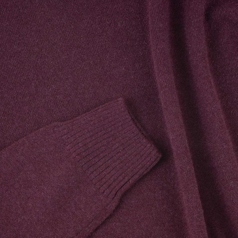 Rubinacci Collo alto in cashmere bordeaux Hotsell