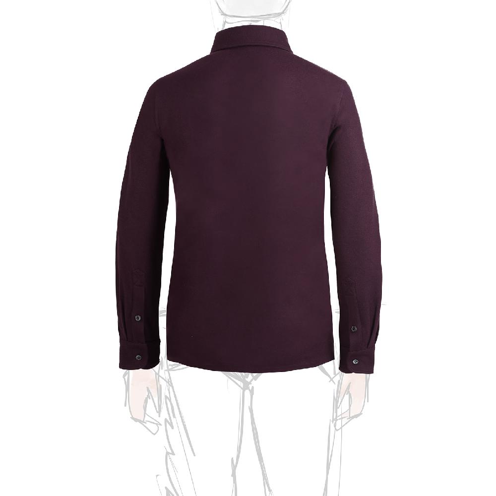 Rubinacci Camicia in cashmere vino Vendite Flash