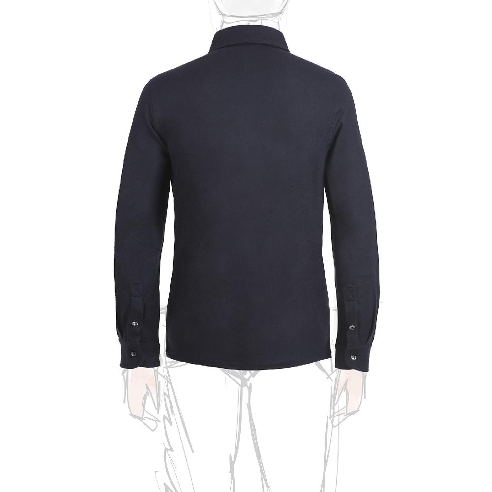 Rubinacci Camicia in cashmere blu Negozio