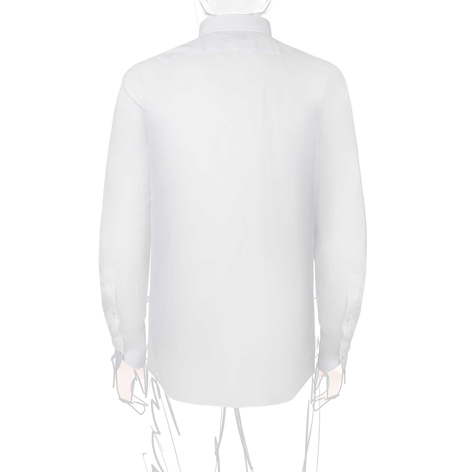 Rubinacci Camicia in cotone bianca Italy