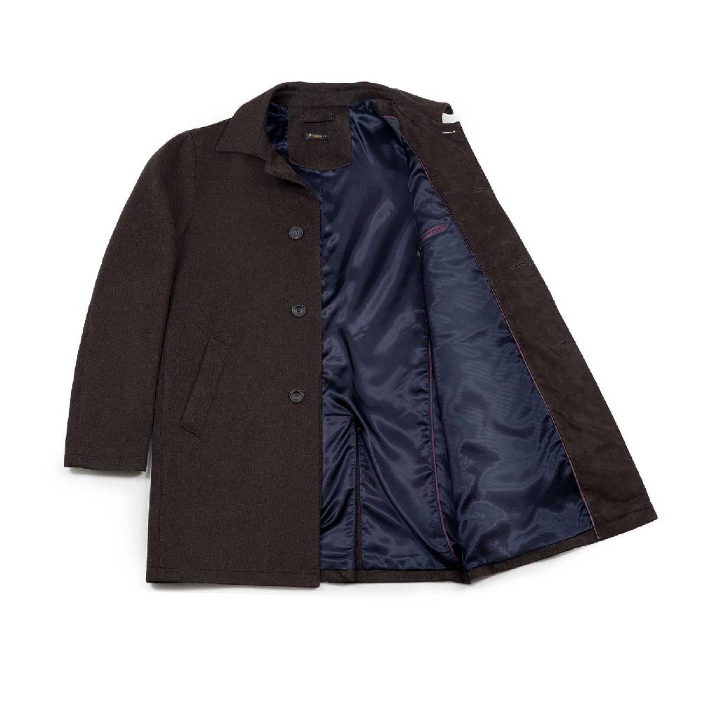 Rubinacci Giaccone in cashmere marrone Nuovo