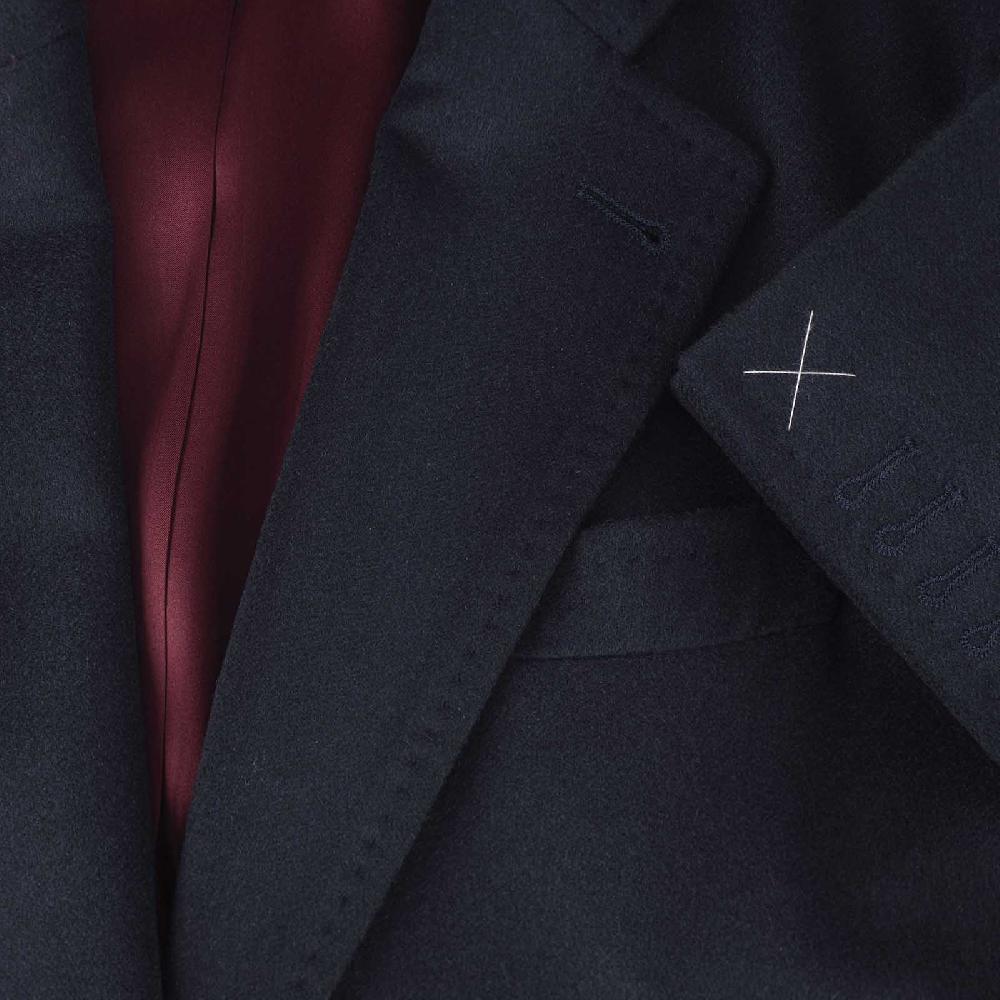 Rubinacci Cappotto in cashmere blu Qualità