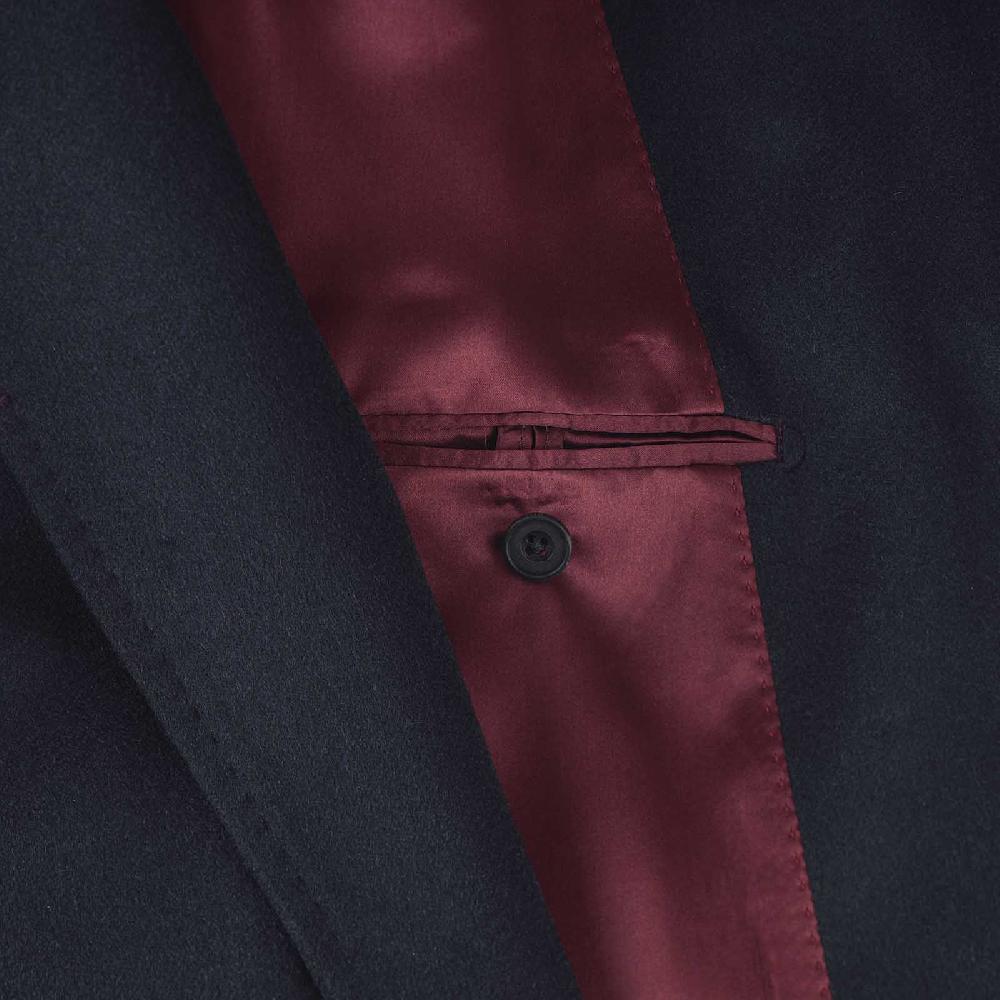 Rubinacci Cappotto in cashmere blu Qualità