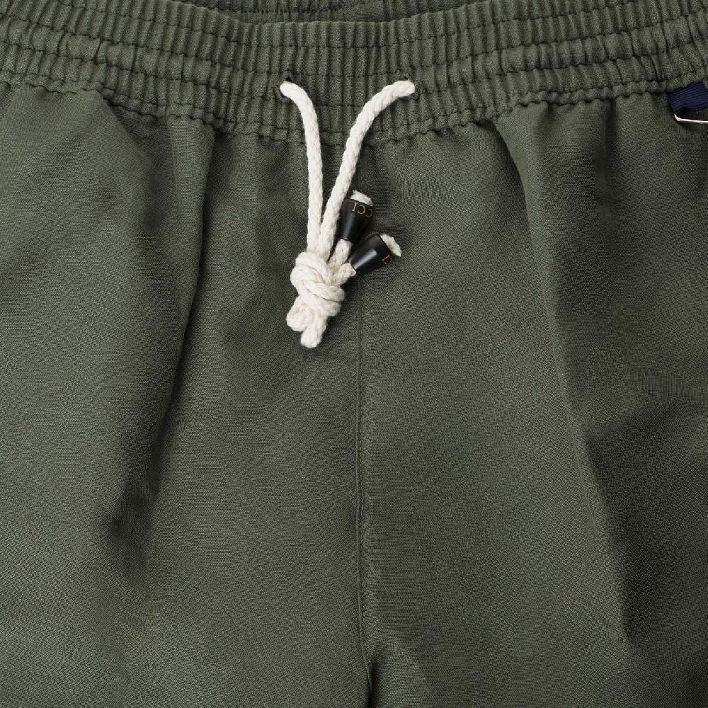 Rubinacci Costume da bagno verde in lino e cotone 2025