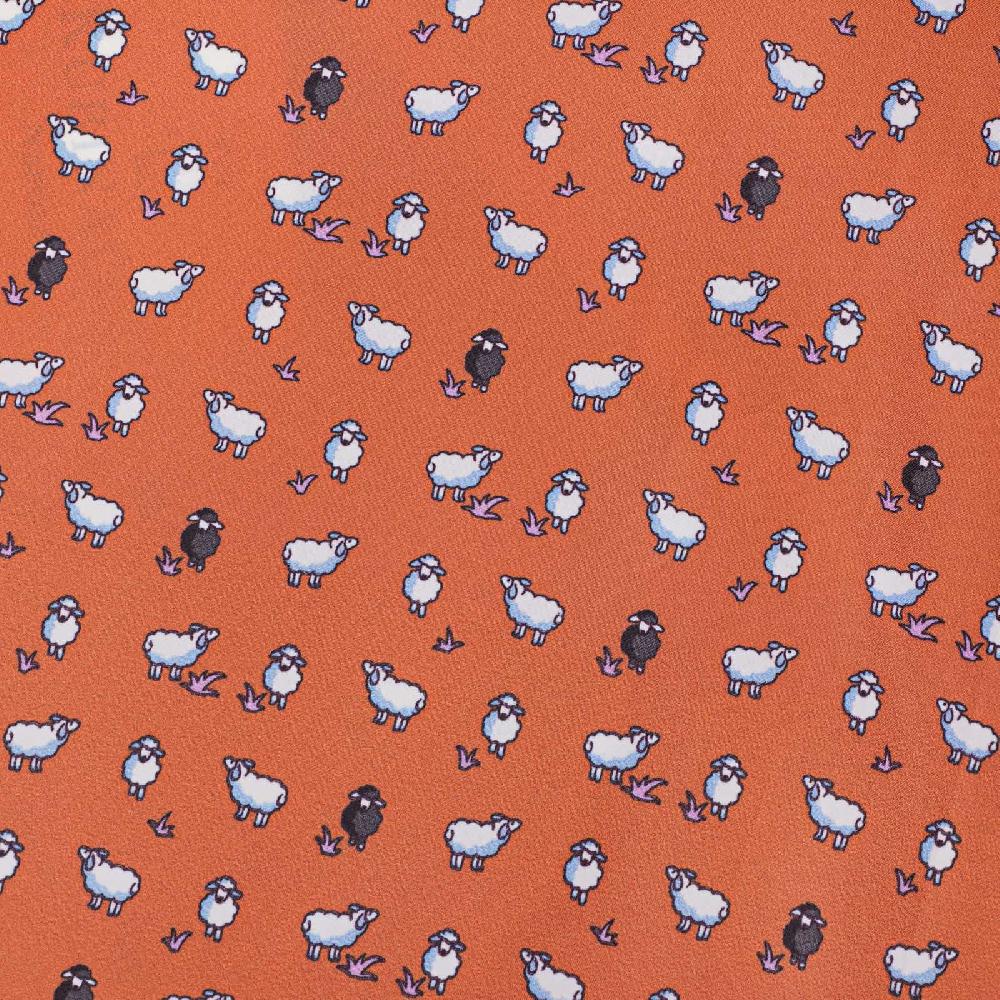 Rubinacci Costume con pecorelle arancio Nuovo