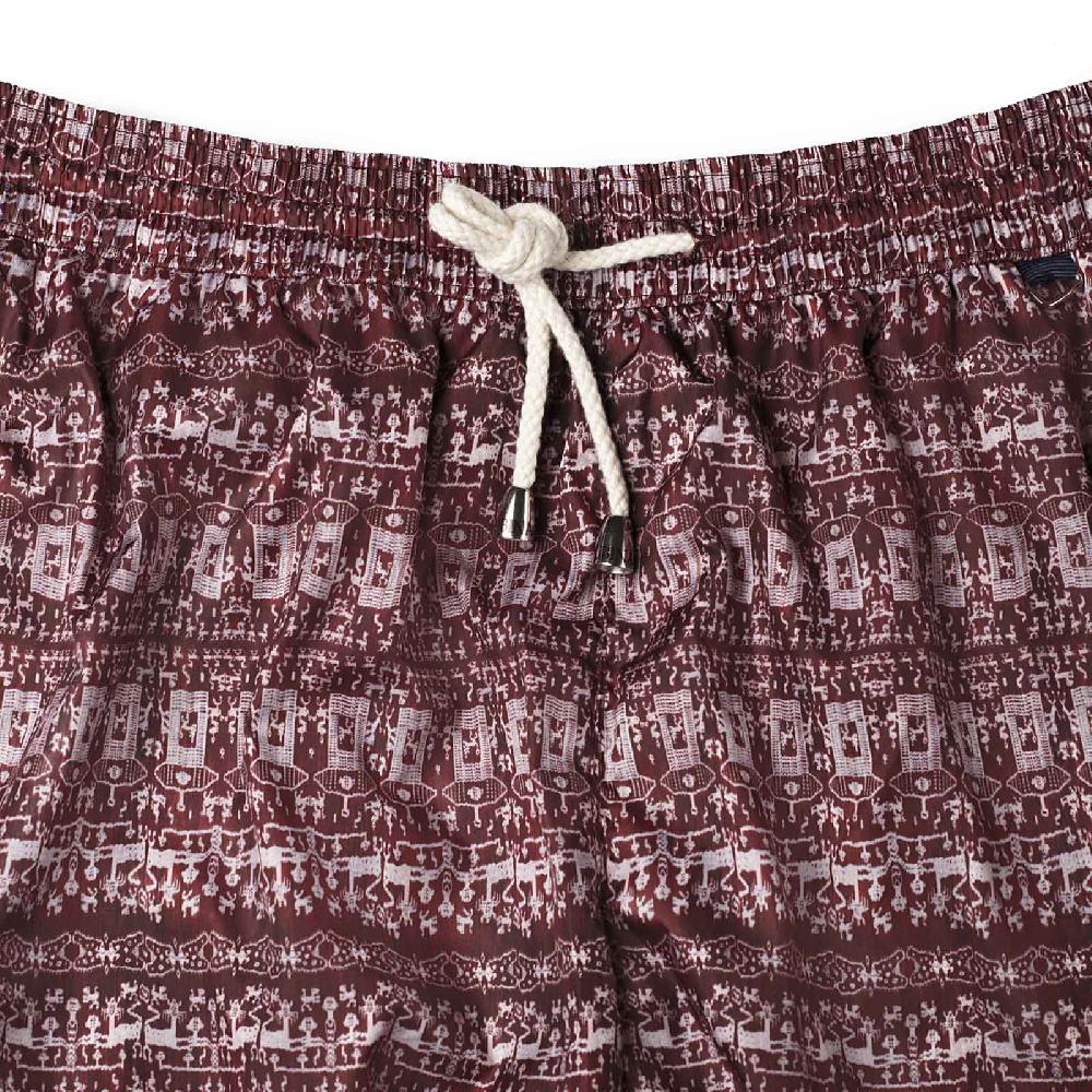 Rubinacci Costume azteco bordeaux Spedizione Gratuita