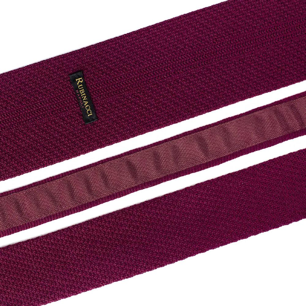 Rubinacci Cravatta in maglia vino Promozione Limitata