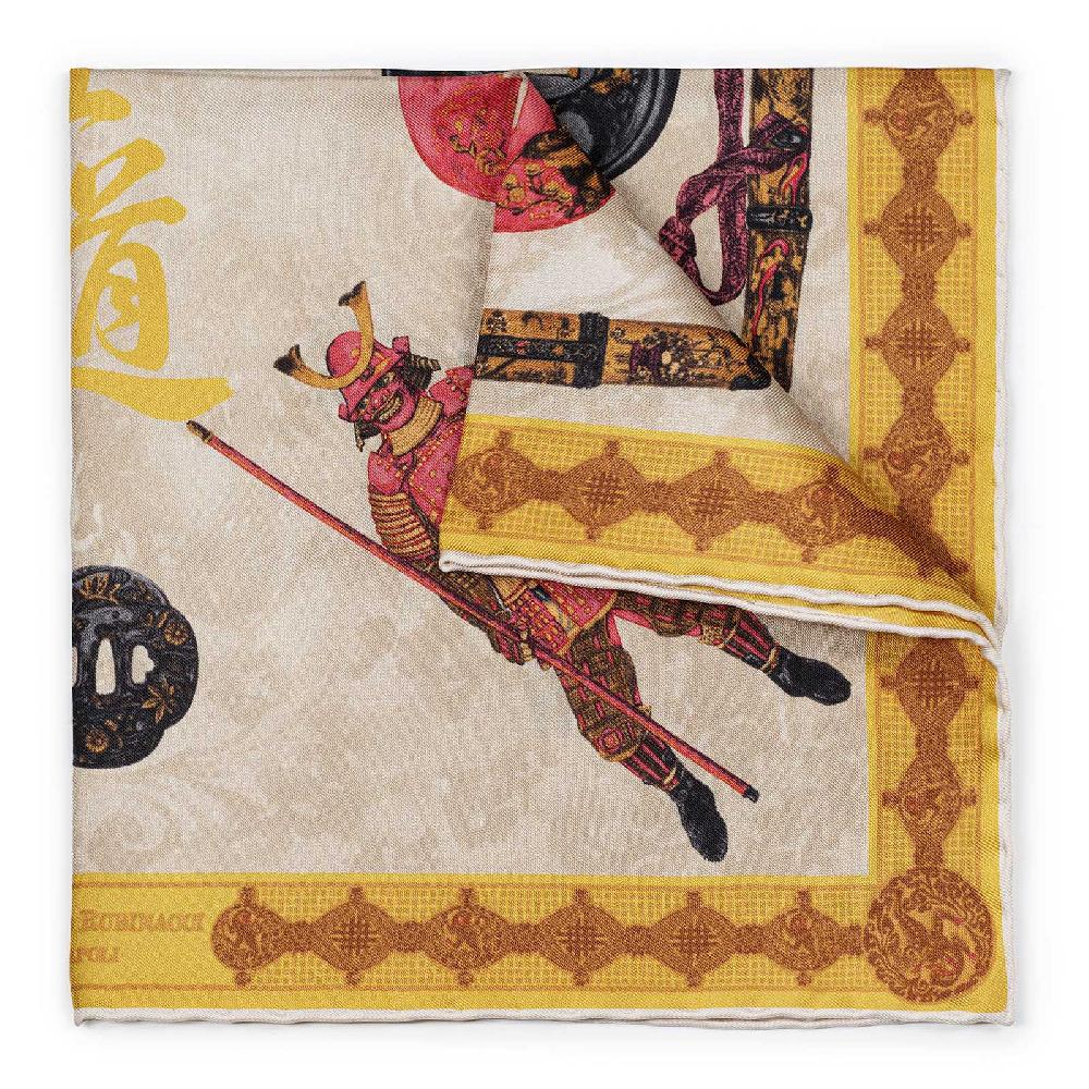 Rubinacci Pochette samurai oro Convenienza
