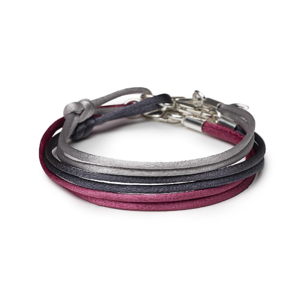 Rubinacci Braccialetto ruby in seta fumo Offerta