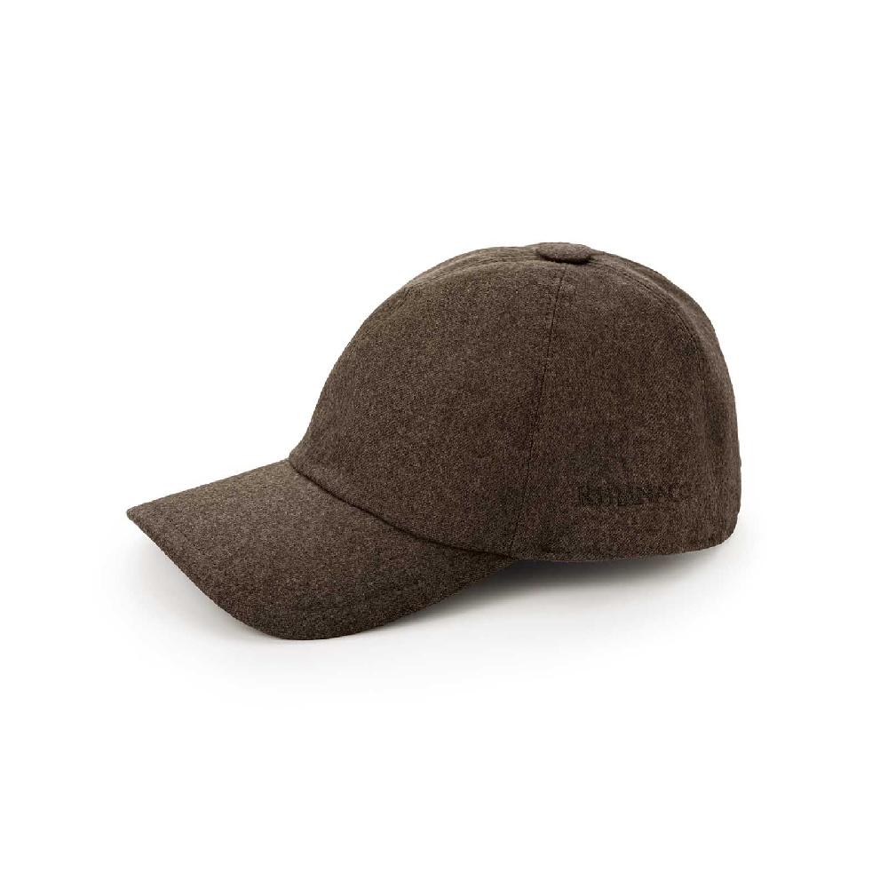 Rubinacci Cappello baseball in lana marrone Promozione Limitata