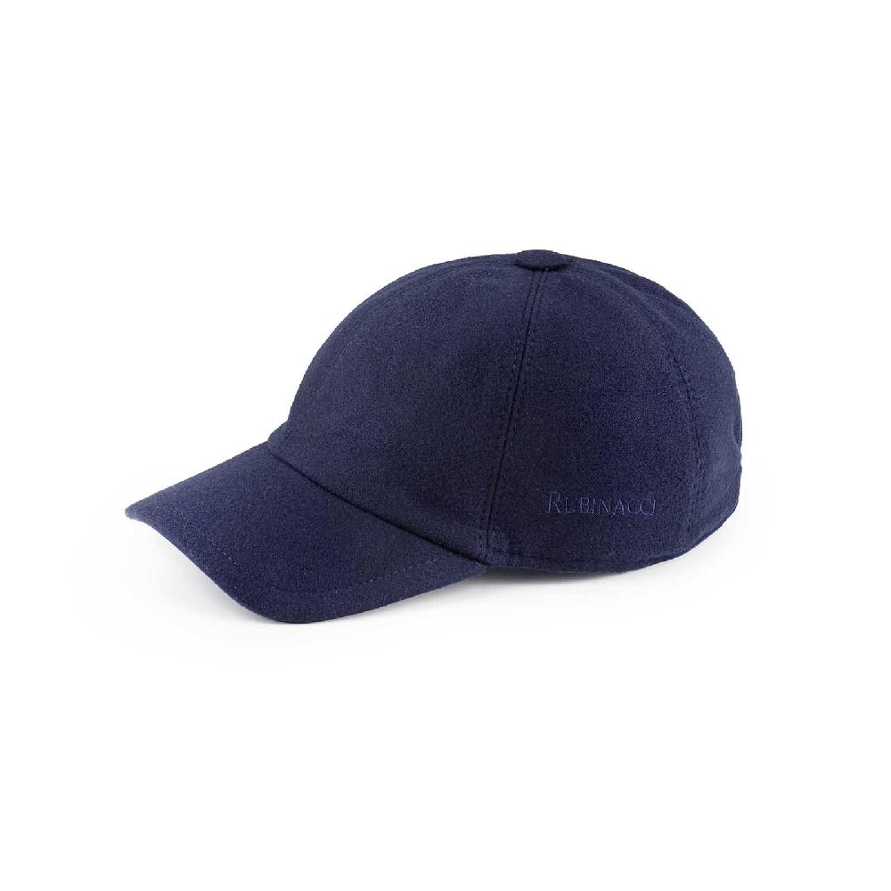 Rubinacci Cappello baseball in lana Skyfall blu Shopping Online