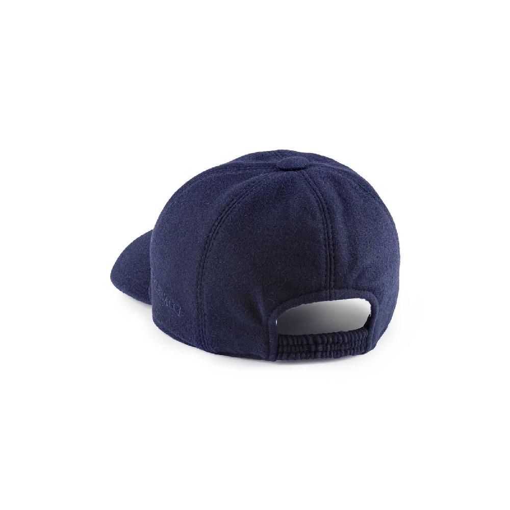 Rubinacci Cappello baseball in lana Skyfall blu Shopping Online