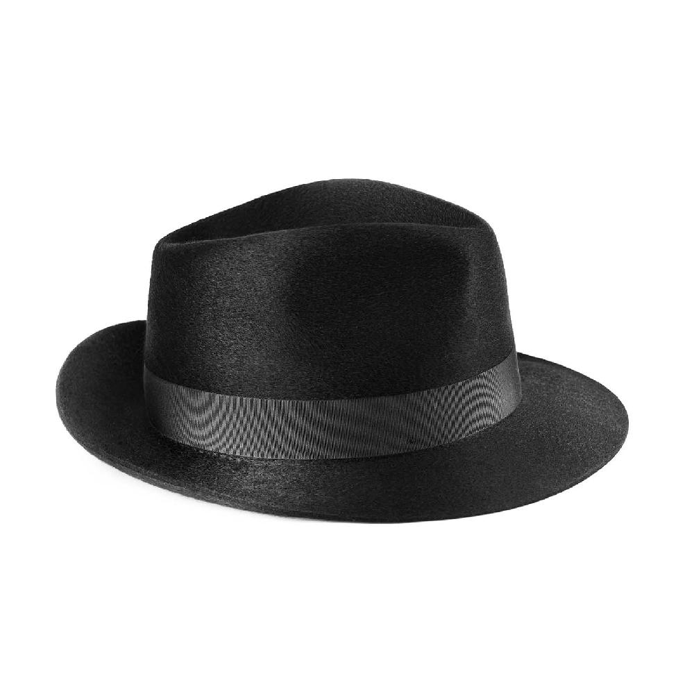 Rubinacci Fedora in cashmere nero Affare Del Giorno