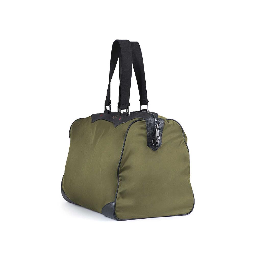 Rubinacci Borsa day to day in tela verde militare Online