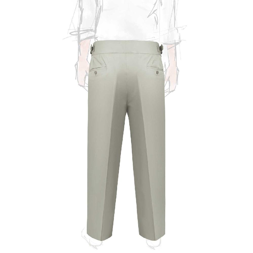 Rubinacci Vintage archive pantalone Manny in cotone ghiaccio Negozio
