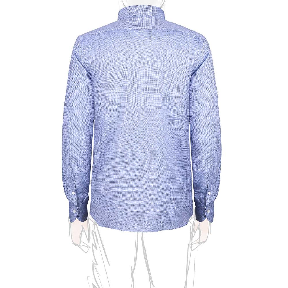 Rubinacci Vintage archive camicia in cellulare celeste Italia