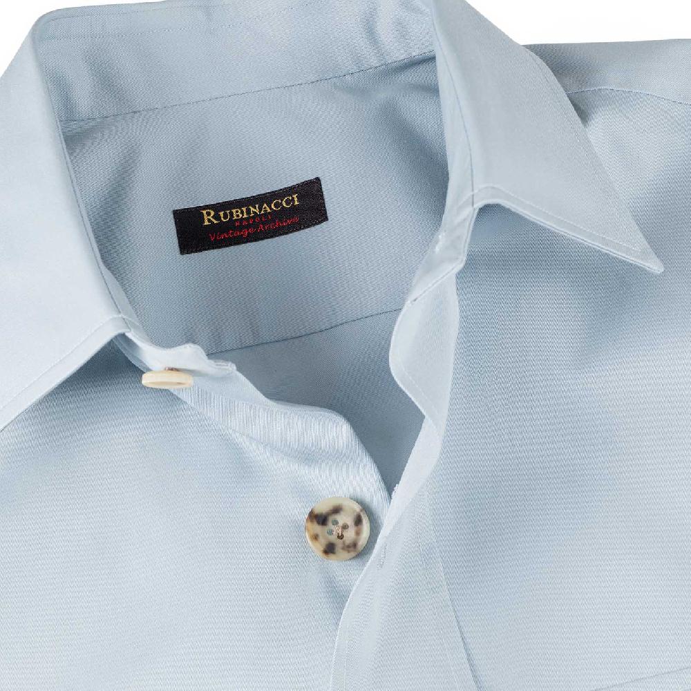 Rubinacci Vintage archive sahariana in cotone celeste Soddisfazione Garantita
