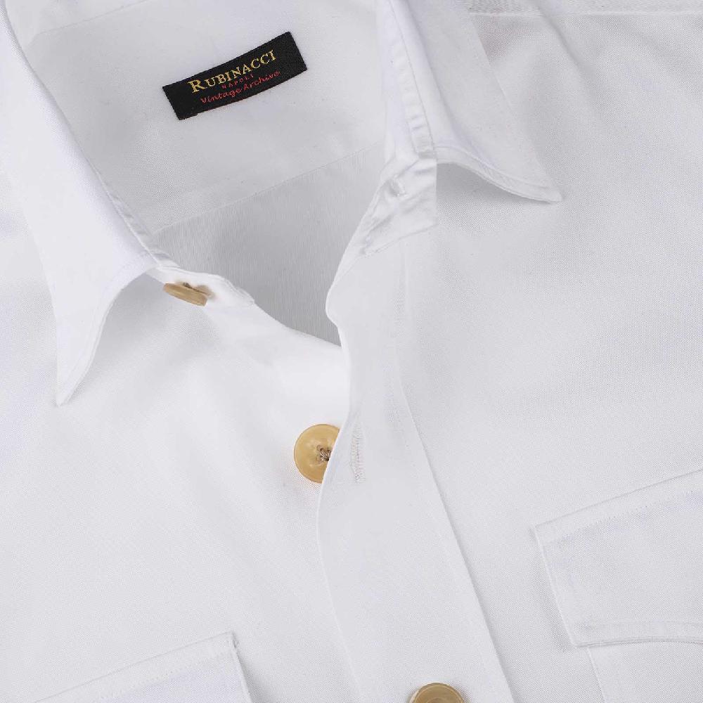 Rubinacci Vintage archive sahariana in cotone bianco Qualità Garantita
