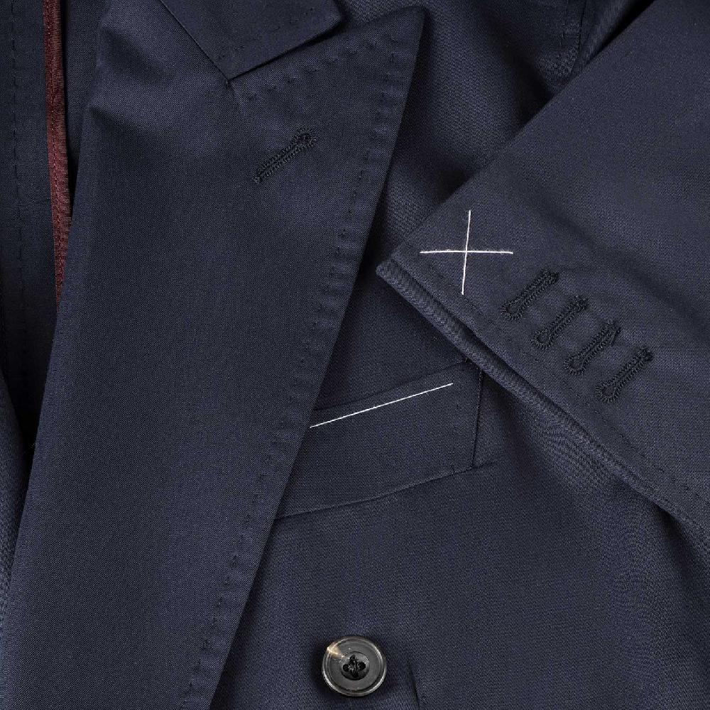 Rubinacci Vintage archive giacca in cotone blu Fino Al -60%
