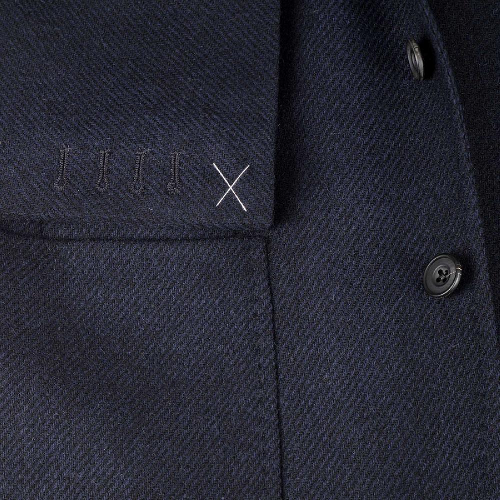 Rubinacci Vintage archive giacca in lana blu Nuova